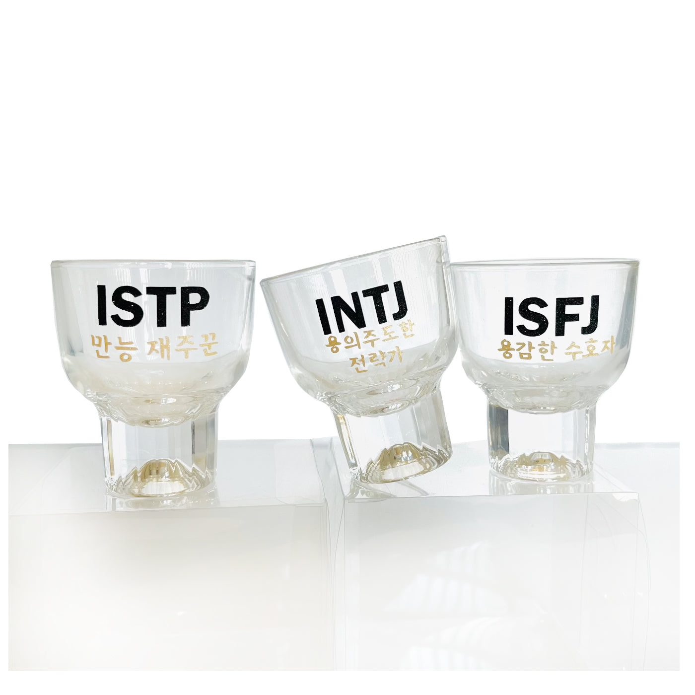 MBTI drinking glass