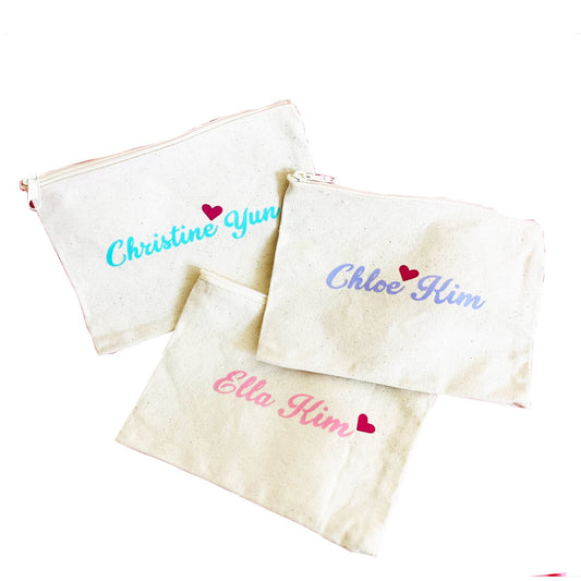 Personalized name pouch